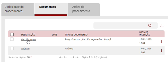 download de documentos
